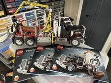 LEGO Technic Logging Truck 9397 Complete Set With Instructions. Working Power