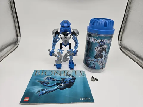 LEGO BIONICLE: Gali Nuva (8570) w Canister and Manual COMPLETE