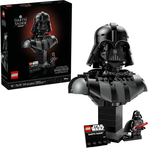LEGO Star Wars Darth Vader Bust 75439 Collectible Building Set for Adults - New