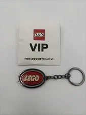 LEGO Keychain 5007092 Retro Spinning 1958 Logo key chain VIP Insiders