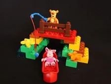 Complete 5946 duplo lego tigger adventures, vintage, tigger's expedition,
