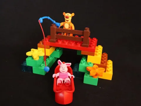 Complete 5946 duplo lego tigger adventures, vintage, tigger's expedition,