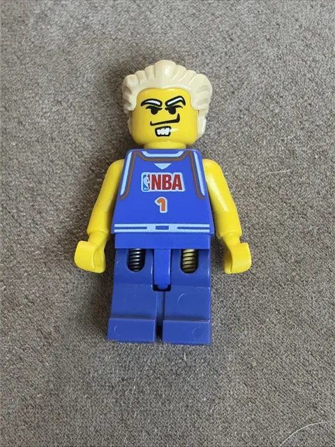 LEGO Minifigure NBA Basketball Player Purple Jersey Number 1