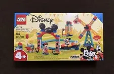 LEGO Disney Mickey Minnie & Goofy's Fairground Fun 10778 Friends Retired NEW