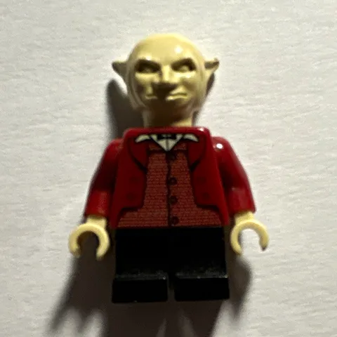 LEGO Minifigure Vampire/Dracula Monster Figure Red Torso Black Legs