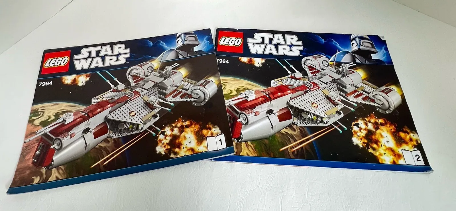 LEGO Instruction Books Manual 1-2  7964 Republic Frigate Star Wars Instructions