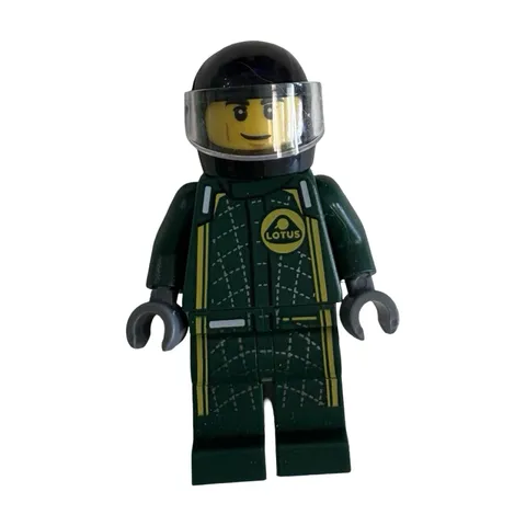 LEGO Lotus Evija Driver Racer minifigure 76907 Speed Champion