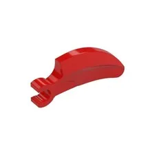LEGO 38x Red Barb / Claw / Horn / Tooth with Clip, Curved inv.593