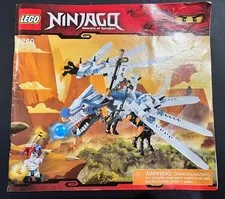 LEGO Ninjago 2260 Instruction Manual Booklet Only Ice Dragon Attack