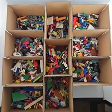 Random Lego's bulk 1-lb Box - Mixed Building Bricks, Blocks, Parts & Pieces