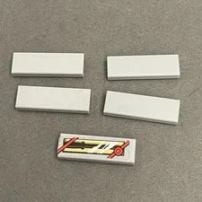Lego 63864 Light Gray Replacement Parts Pieces Lot of 5