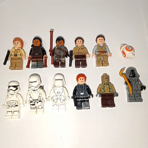 LEGO Star Wars Minifigure Lot of 11 Figures + BB-8 Droid Mixed Characters