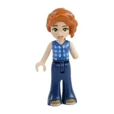 LEGO® Friends AUTUMN Minifigure™ Minidoll Amputee Blue Vest frnd0860