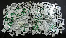 LEGO Large Lot of Larger Unique GRAY Pieces To CREATE Your Own Design!