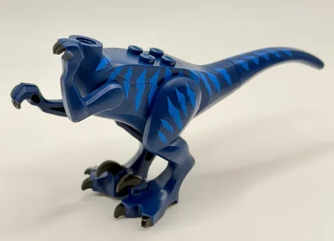 LEGO Dark Blue Dinosaur Raptor / Velociraptor, used inv.657