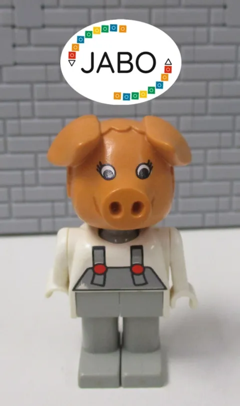 (E5/46) Lego Fabuland figure fab11g Patricia Piglet 3796