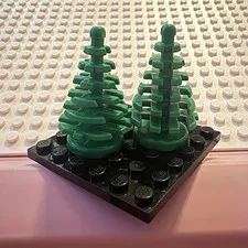 LEGO 2 Small Green Trees
