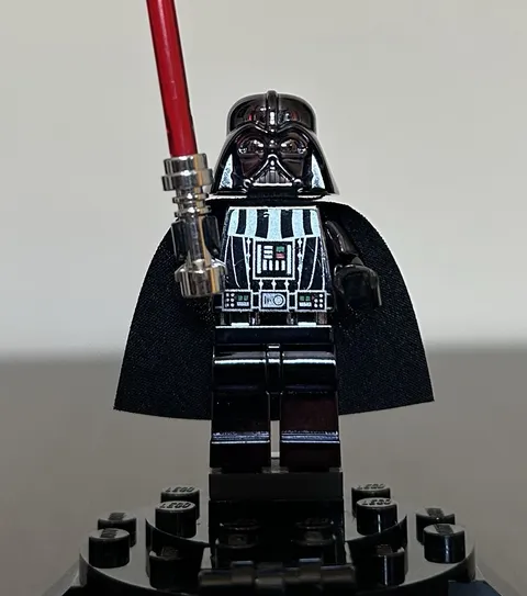 LEGO Star Wars Chrome Black Darth Vader 10th Anniversary Sw0218 Minifigure