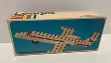Vintage LEGO set # 455 Learjet  Airplane 1975 SEALED BOX Unopened