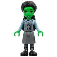 new LEGO Wicked Witch of the West Mini Doll - Elphaba, Dark Bluish Gray Skirt