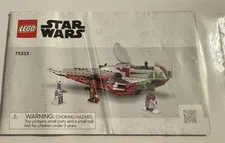 LEGO Star Wars Obi-Wan Kenobi's Jedi Starfighter 75333 Instruction Manual Boo...