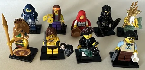 LEGO Series 7 Minifigure Lot Of 9 Complete Figures