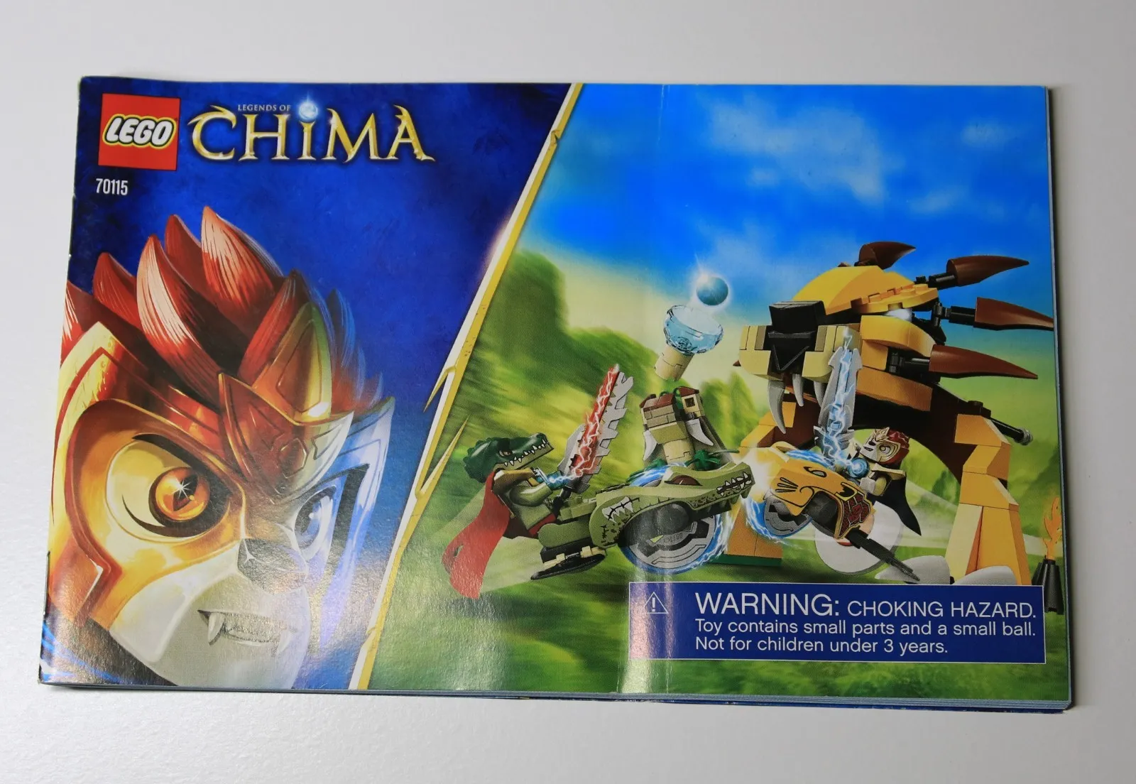 Lego 70115 Chima Ultimate Speedor Tournament Instructions Only