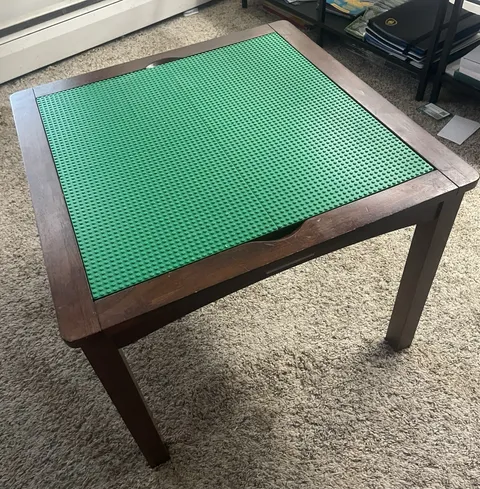 2012 Imaginarium LEGO Activity Table Wood Reversible Top ToysRUs Exclusive RARE