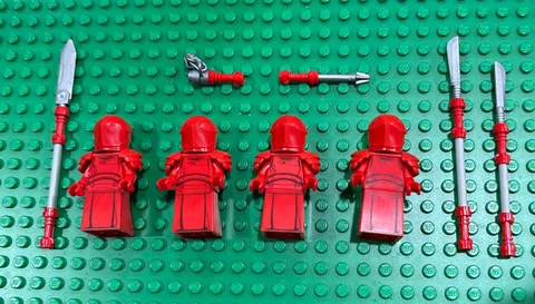 LEGO Star Wars Elite Praetorian Guard X4 Pointed Helmet Minifigure sw0947 75216