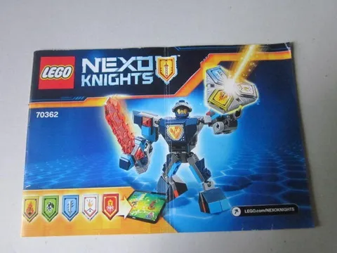 Lego Building Instructions Instruction Nexo Knights 70362