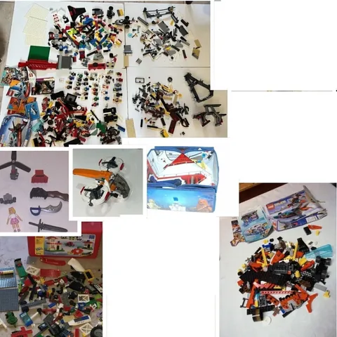 HUGE Lego Lot Star Wars Bin Brickmaster Bionicle Red tub Mixed Parts, MINIFIGURE