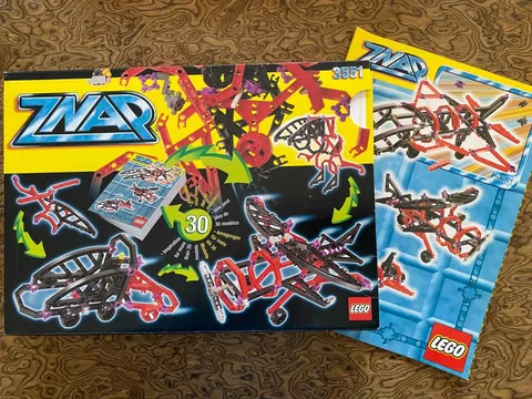 LEGO ZNAP 3551 Illustrated Original Manual & Empty Box 1998