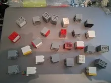 LEGO Parts - Assorted sizes & Colors Container, Boxes - QTY 26