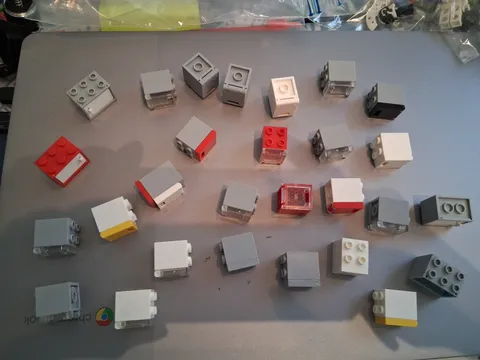 LEGO Parts - Assorted sizes & Colors Container, Boxes - QTY 26