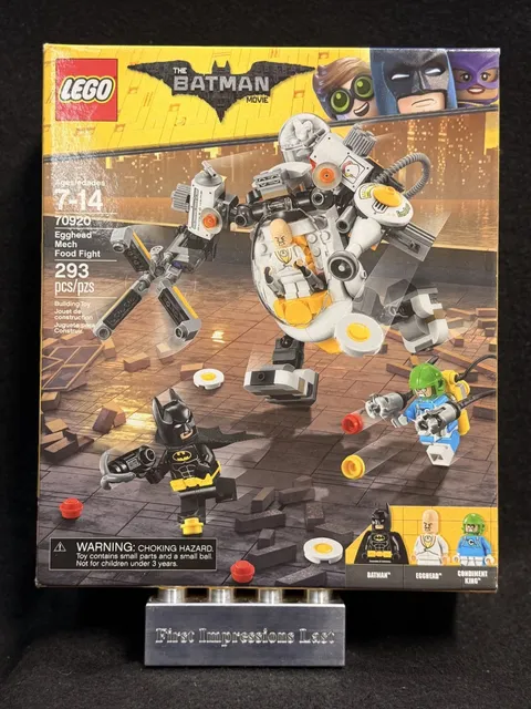 Lego 70920 2018 Egghead Mech Food Fight Factory Sealed Retired New
