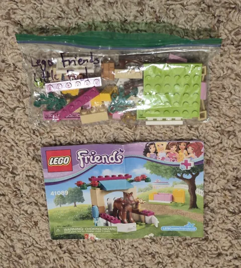 LEGO Friends Little Foal 41089 CompleteHorsewHorse w/ Instructions Manual 2015