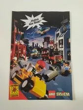 Rare Advertising Flyer Promotional Sheet LEGO City City 6389 6398 6539 6430 1993