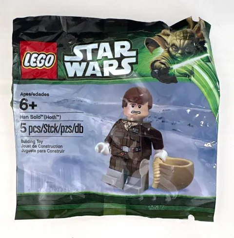 LEGO Star Wars Han Solo (Hoth) Minifigure Polybag SW0517 5001621 5 pcs 6+ SEALED