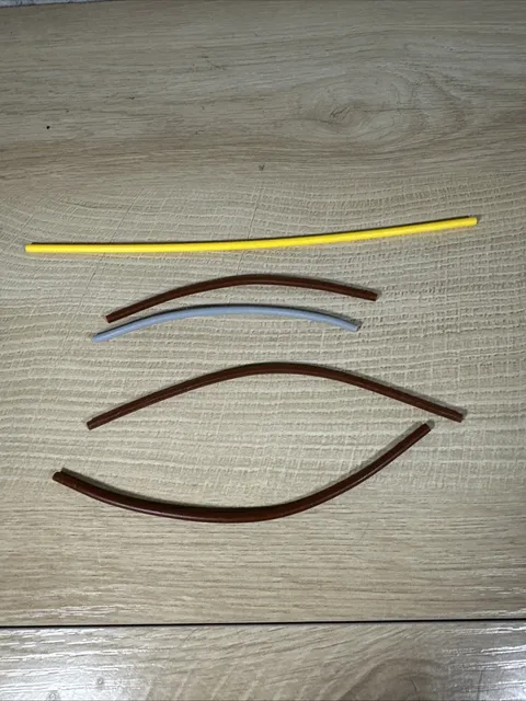 LEGO BULK LOT RIGID HOSE Gray Yellow Brown 14L 24L 19L Reddish Brown 3mm