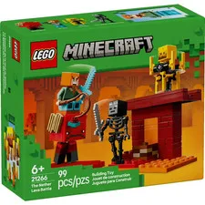 Lego Minecraft *The Nether Lava Battle* Building Set (21266) 99 Pieces