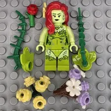 Lego DC Super Heroes Minifigure SH1086 Poison Ivy Lime Outfit