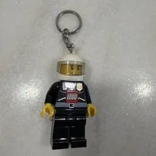 Lego Keychain Flashlight 3" Policeman MiniFig  Figure Retired 2010 Never Used