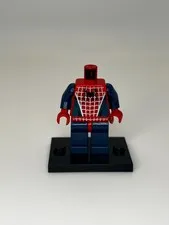 LEGO Spider-Man: Spider-Man - Silver Webbing: Minifigure (spd028) [MISSING HEAD]