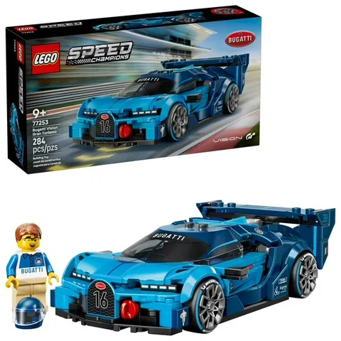 LEGO Speed Champions Bugatti Vision Gran Turismo Hyper Sports Car Building Toy