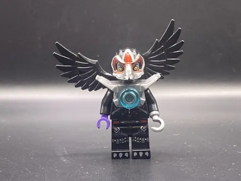 LEGO MINIFIGURE LEGENDS OF CHIMA RAZAR - FLAT SILVER ARMOR LOC001