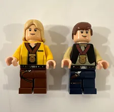 LEGO Minifigures Luke Skywalker and Han Solo