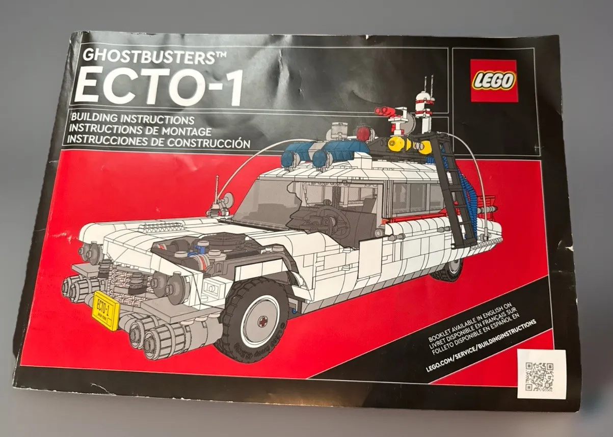 LEGO Ghostbusters 10274 ECTO-1 Instruction Manual Book Only