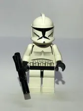 LEGO Star Wars Clone Trooper Phase 1 Large Eyes Minifigure - sw0201 Fig w/gun