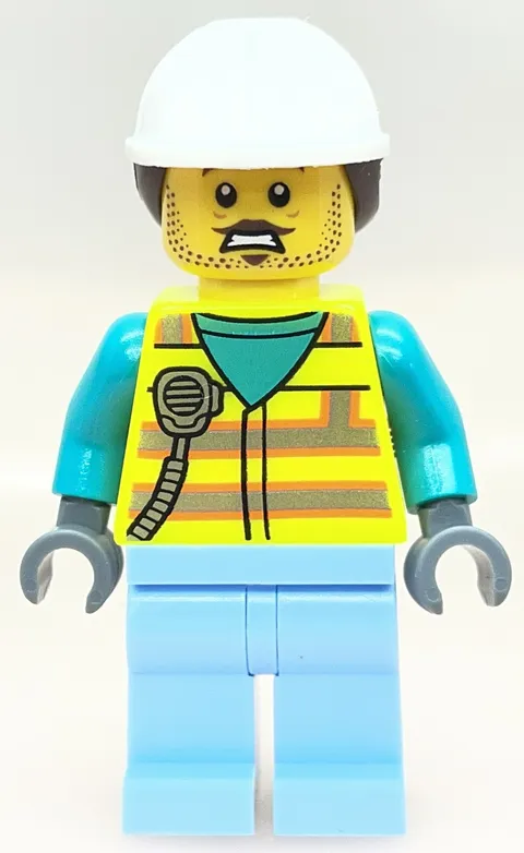 LEGO® Minifigure City Utility Worker from set 60374 Fire Command Truck - cty1547