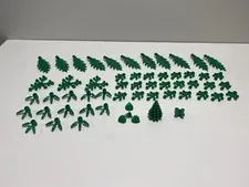 Vintage Lego Lot of Greenery Bush Trees Shrubs Foliage Plant & Leaves